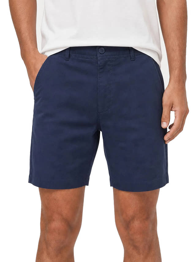 Pantalones cortos de vestir de 100 % lino europeo