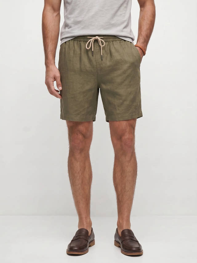 Pantaloncini casual 100% lino europeo