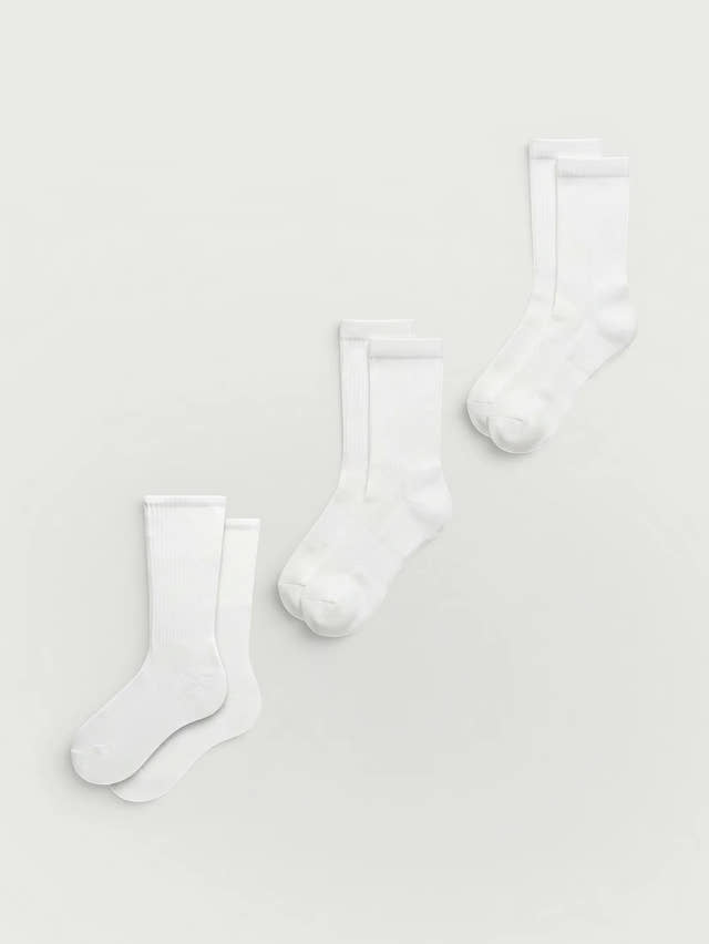 Calcetines altos de algodón Supima® - Pack de 3