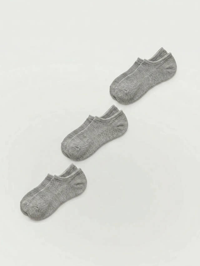 Calcetines invisibles de algodón Supima® - Pack de 3