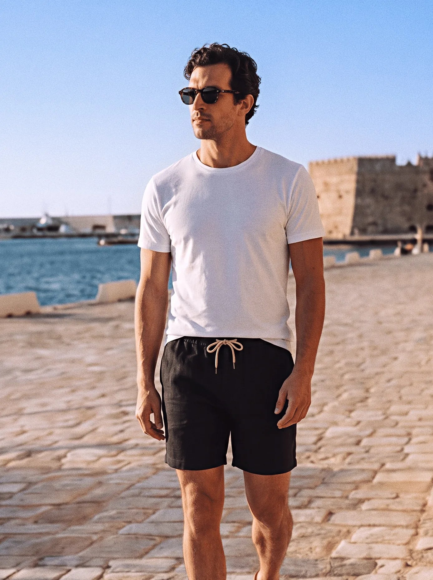 Legere Shorts aus 100 % europäischem Leinen
