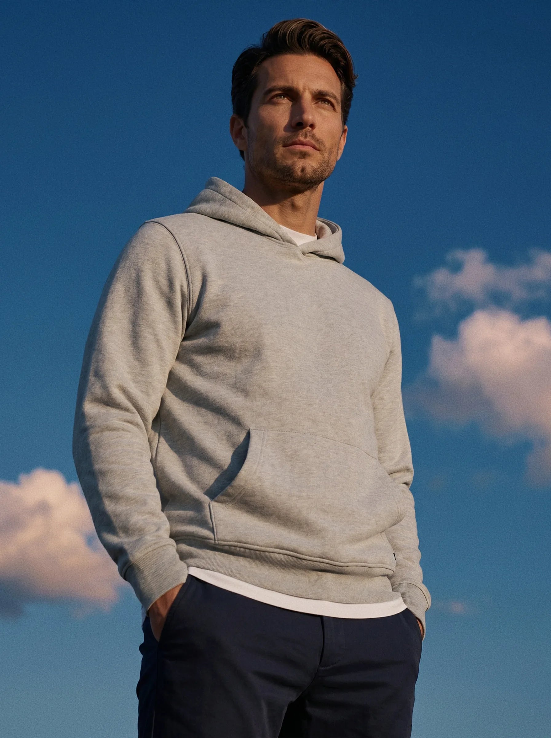 Sweat à capuche en coton biologique