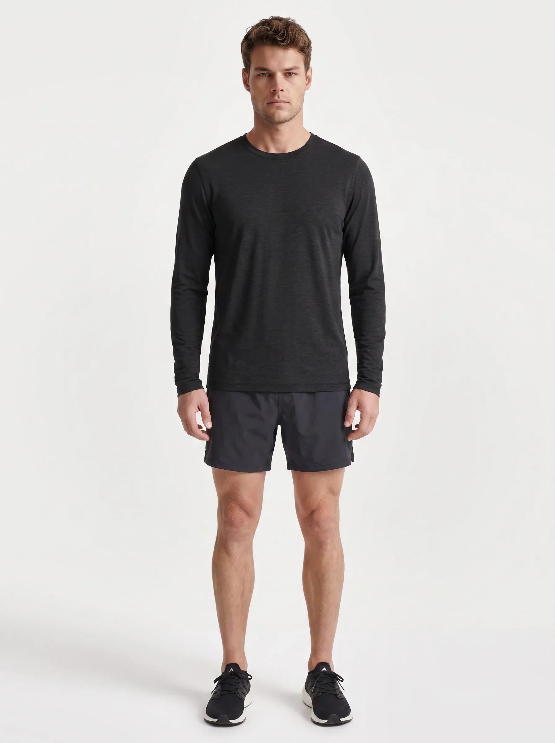 Maglia a maniche lunghe girocollo FlowBlend™ Active — 3-Pack