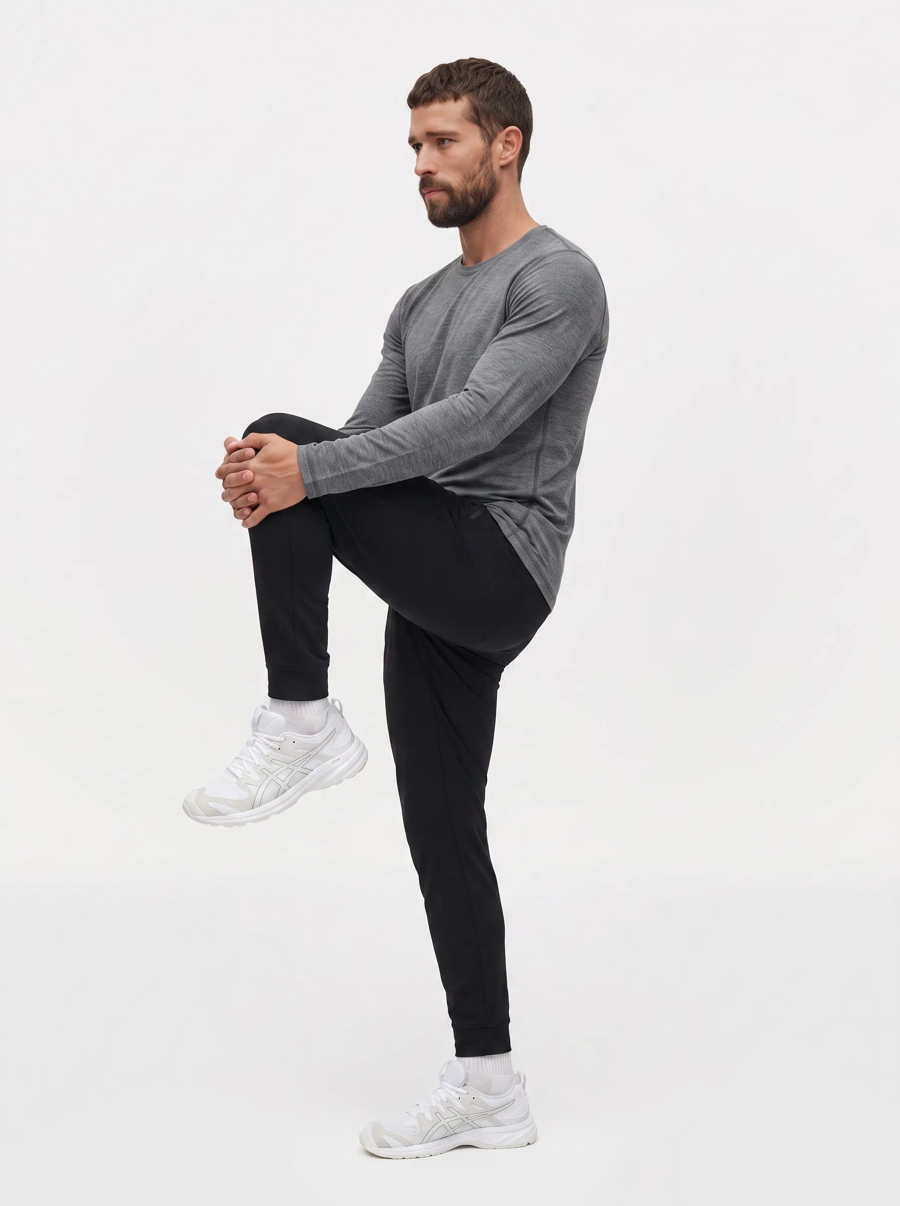 Maglia a maniche lunghe girocollo FlowBlend™ Active