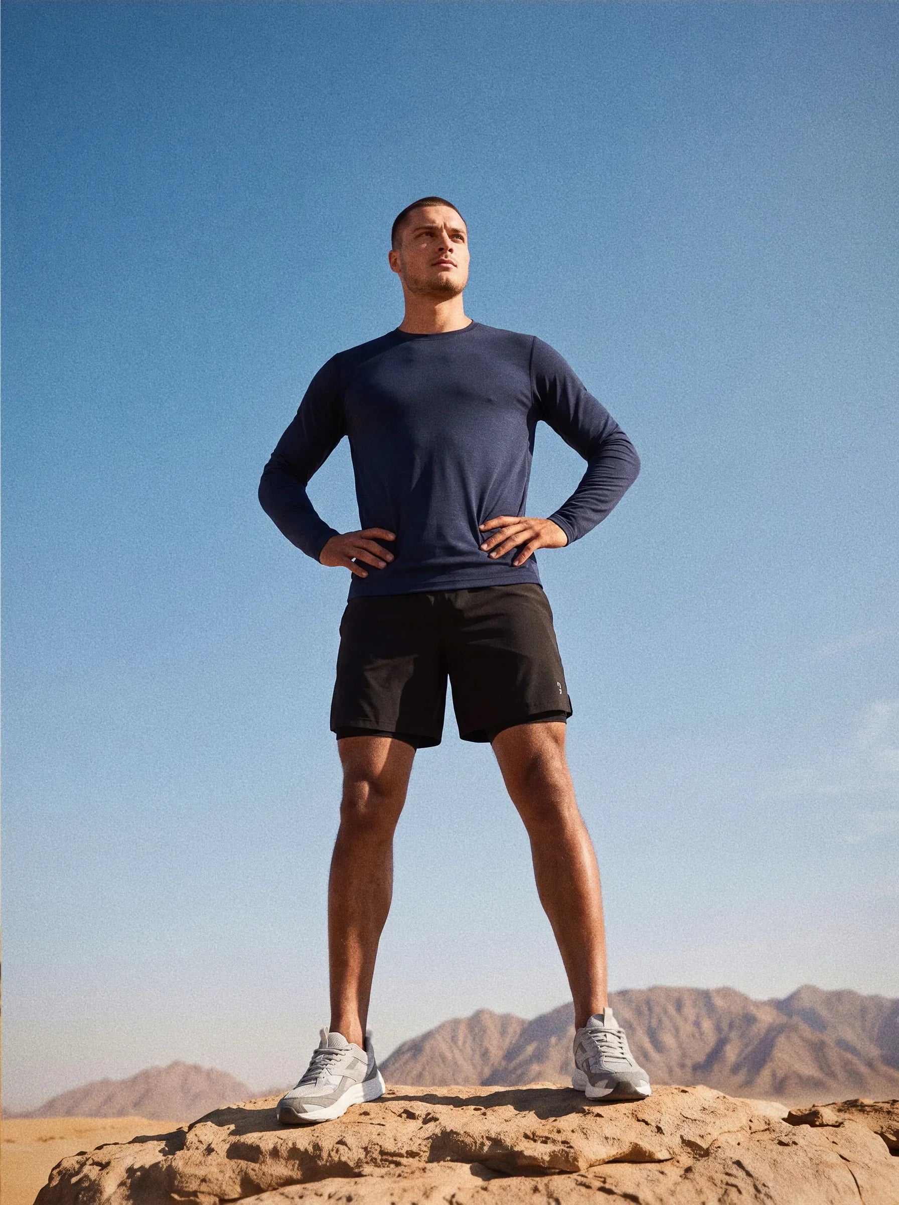 Maglia a maniche lunghe girocollo FlowBlend™ Active — 6-Pack