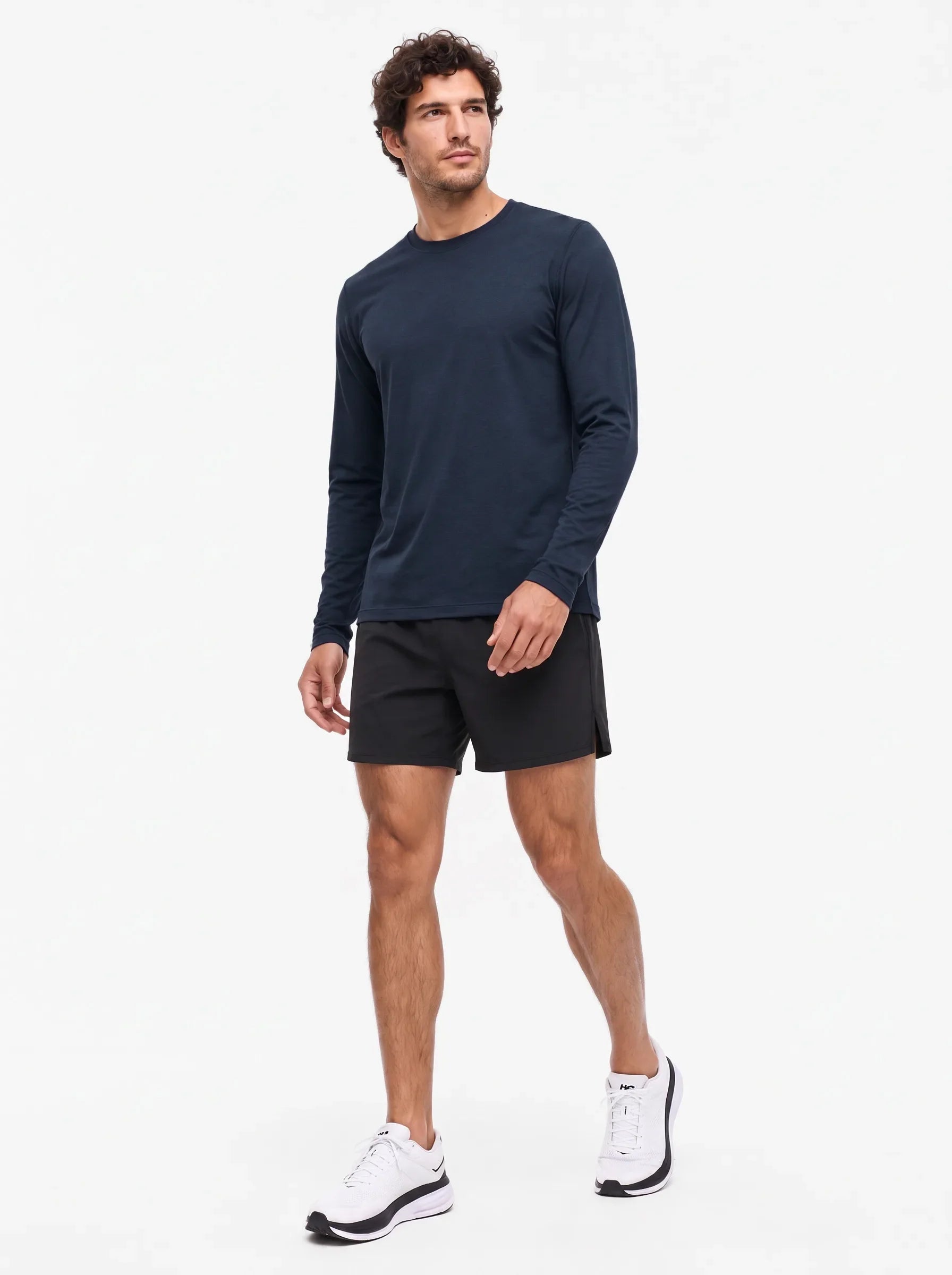 Maglia a maniche lunghe girocollo FlowBlend™ Active — 3-Pack