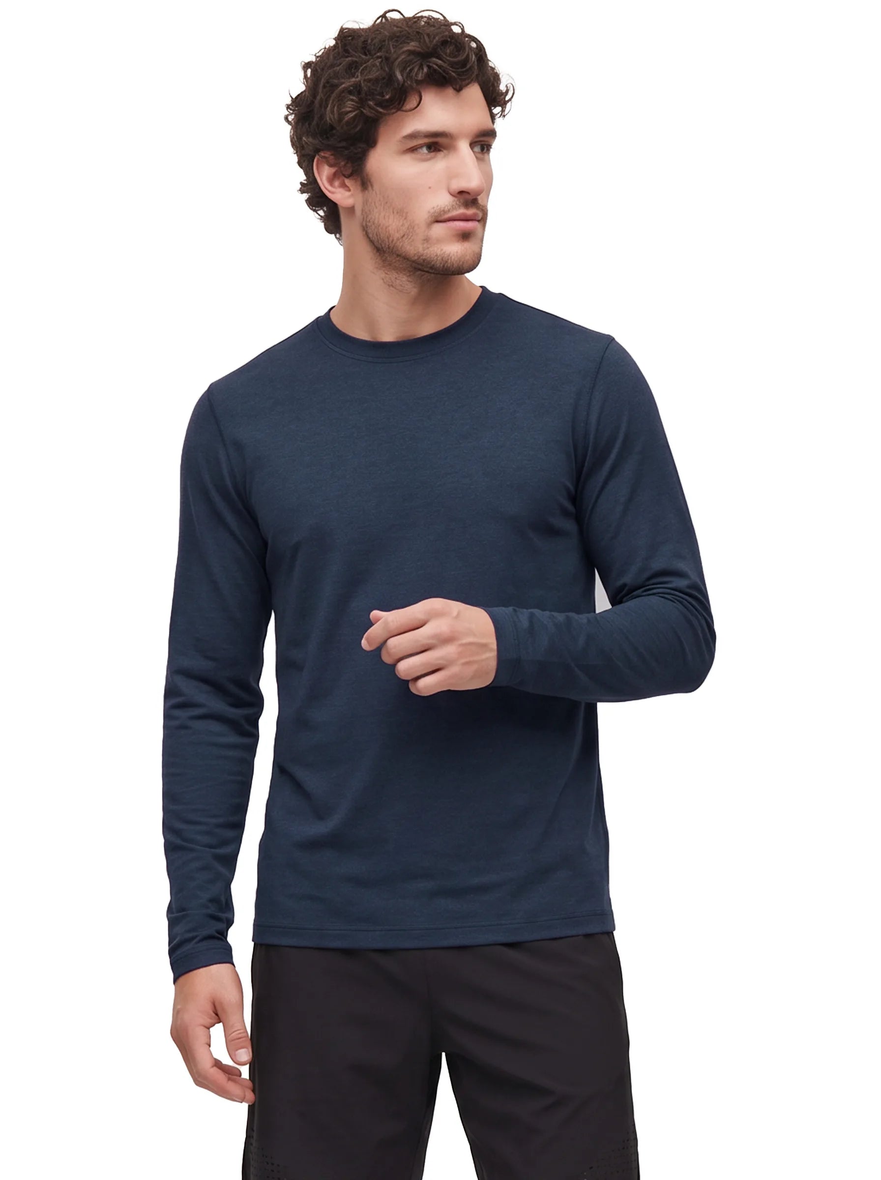 Maglia a maniche lunghe girocollo FlowBlend™ Active