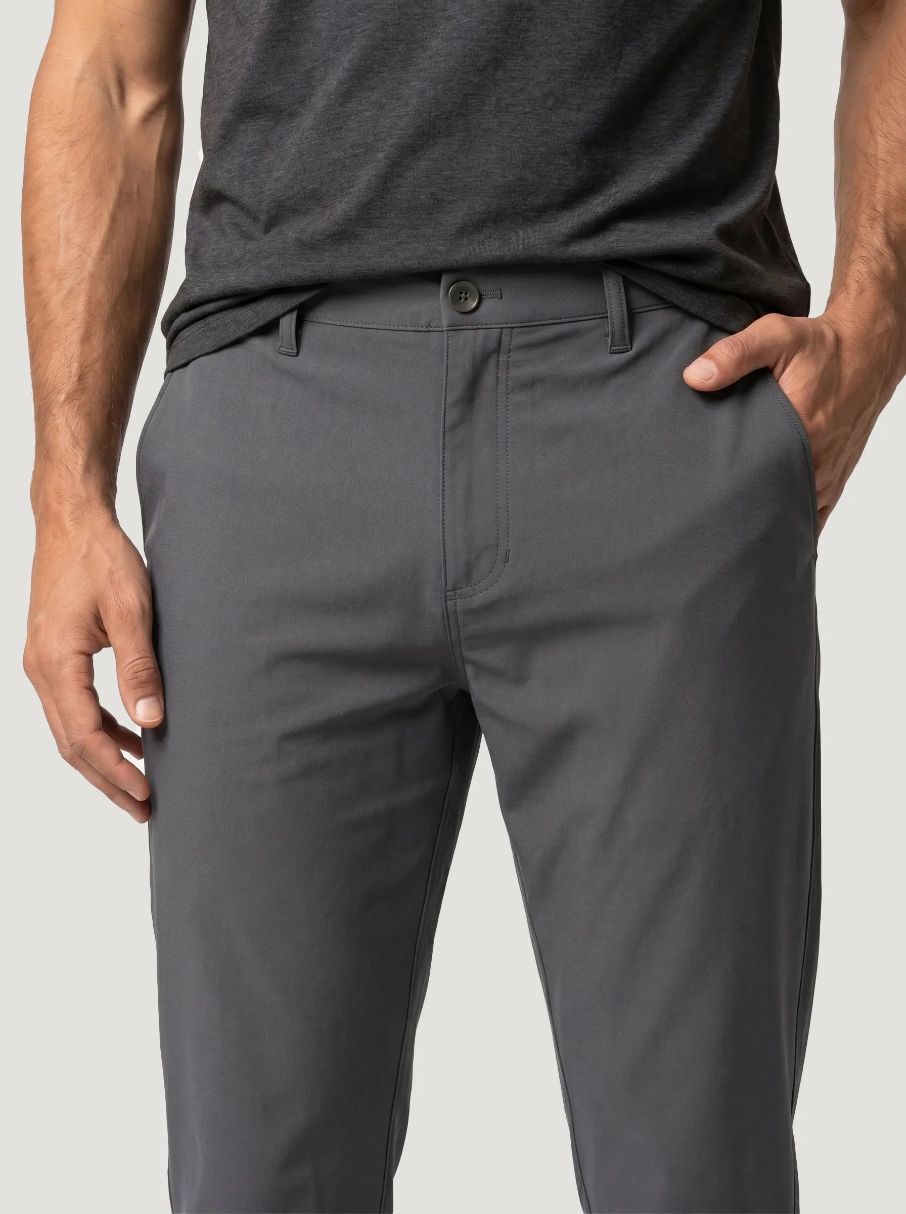 Bonflex™ Stretch-Chinohose – Klassische Passform — 3er-Pack