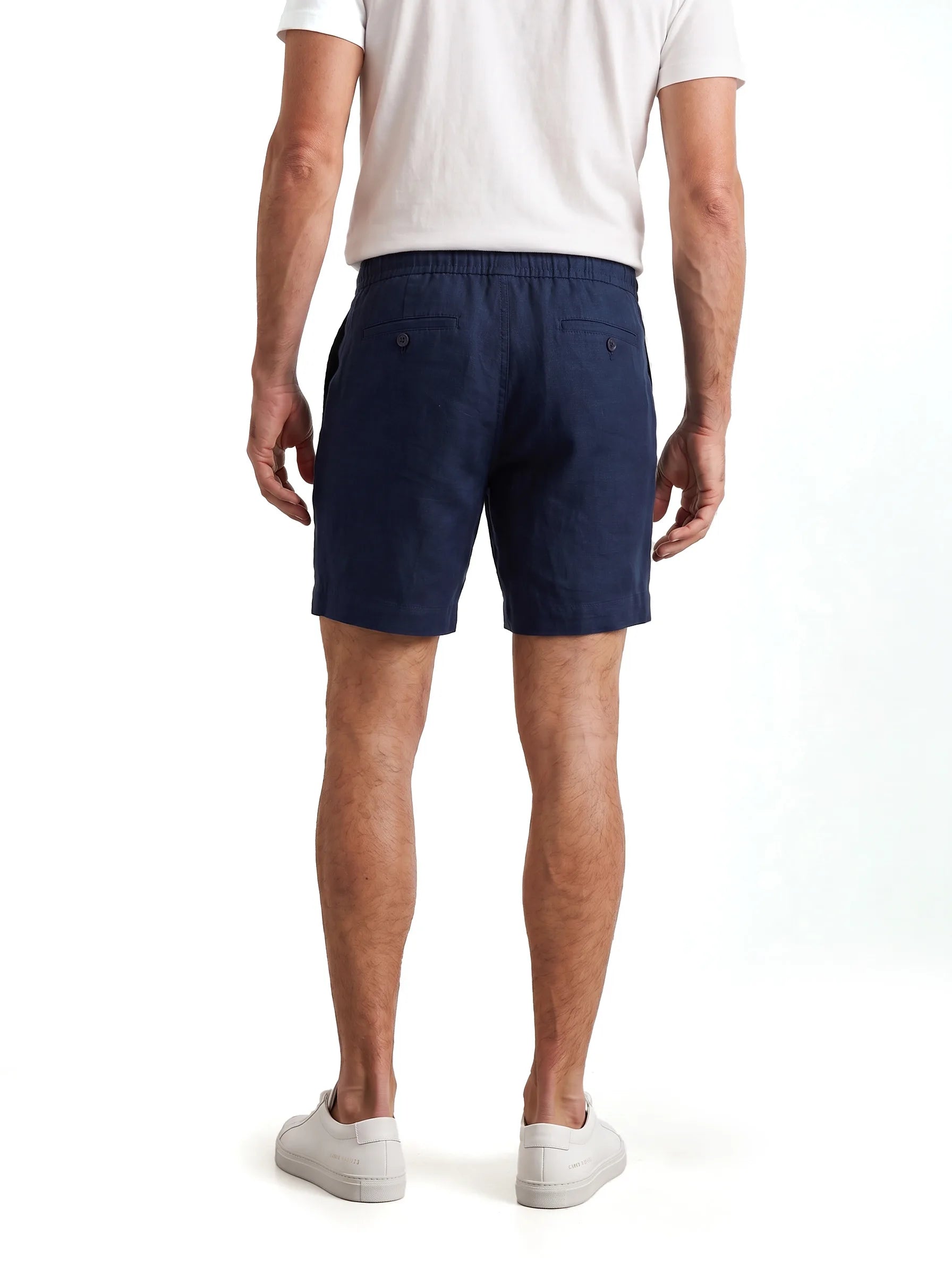 Anzugshorts aus 100 % europäischem Leinen