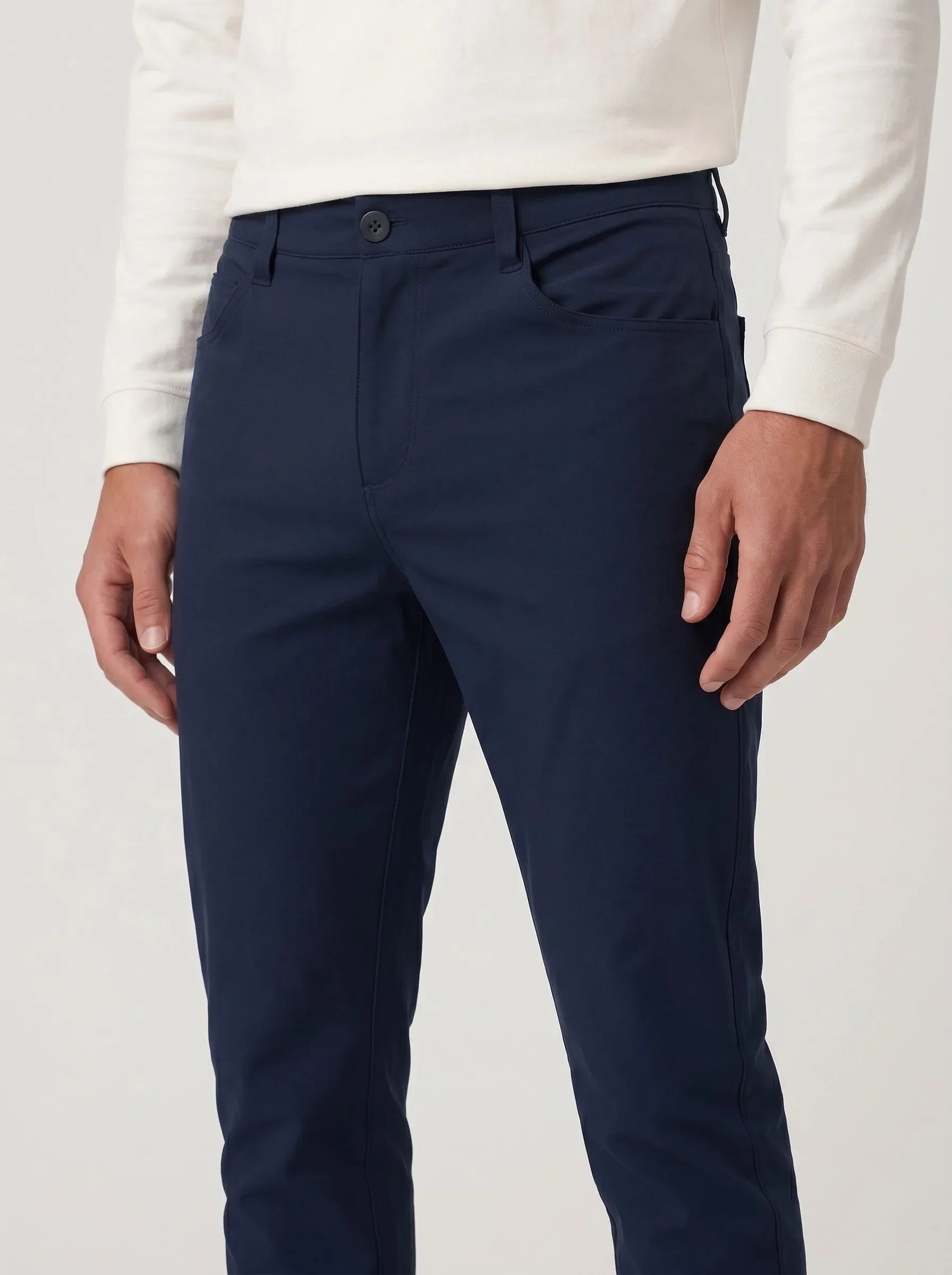 Pantaloni chino Bonflex™ Super Stretch – Athletic Slim — 2-Pack