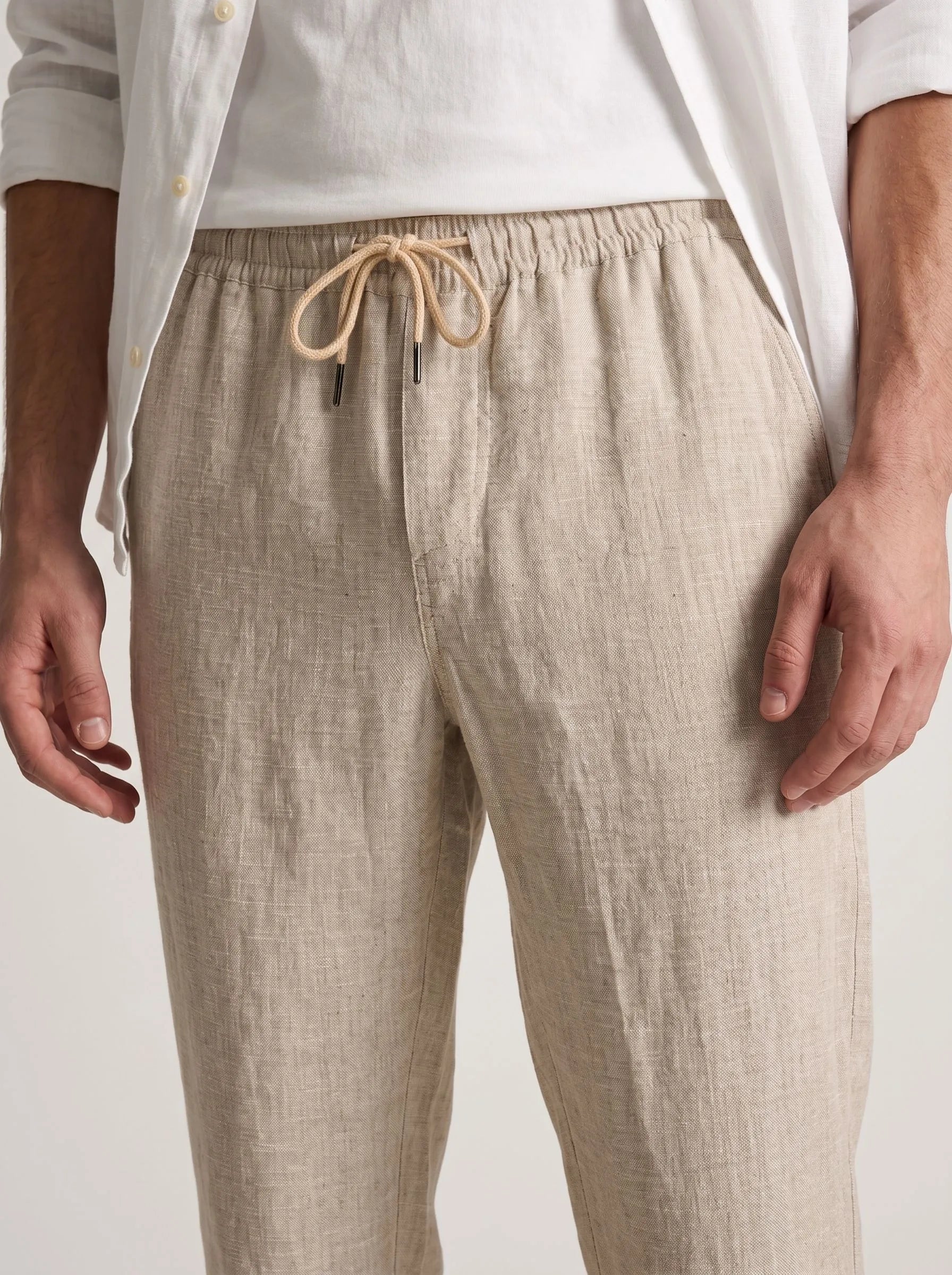 Freizeithose aus 100 % europäischem Leinen — 2-Pack