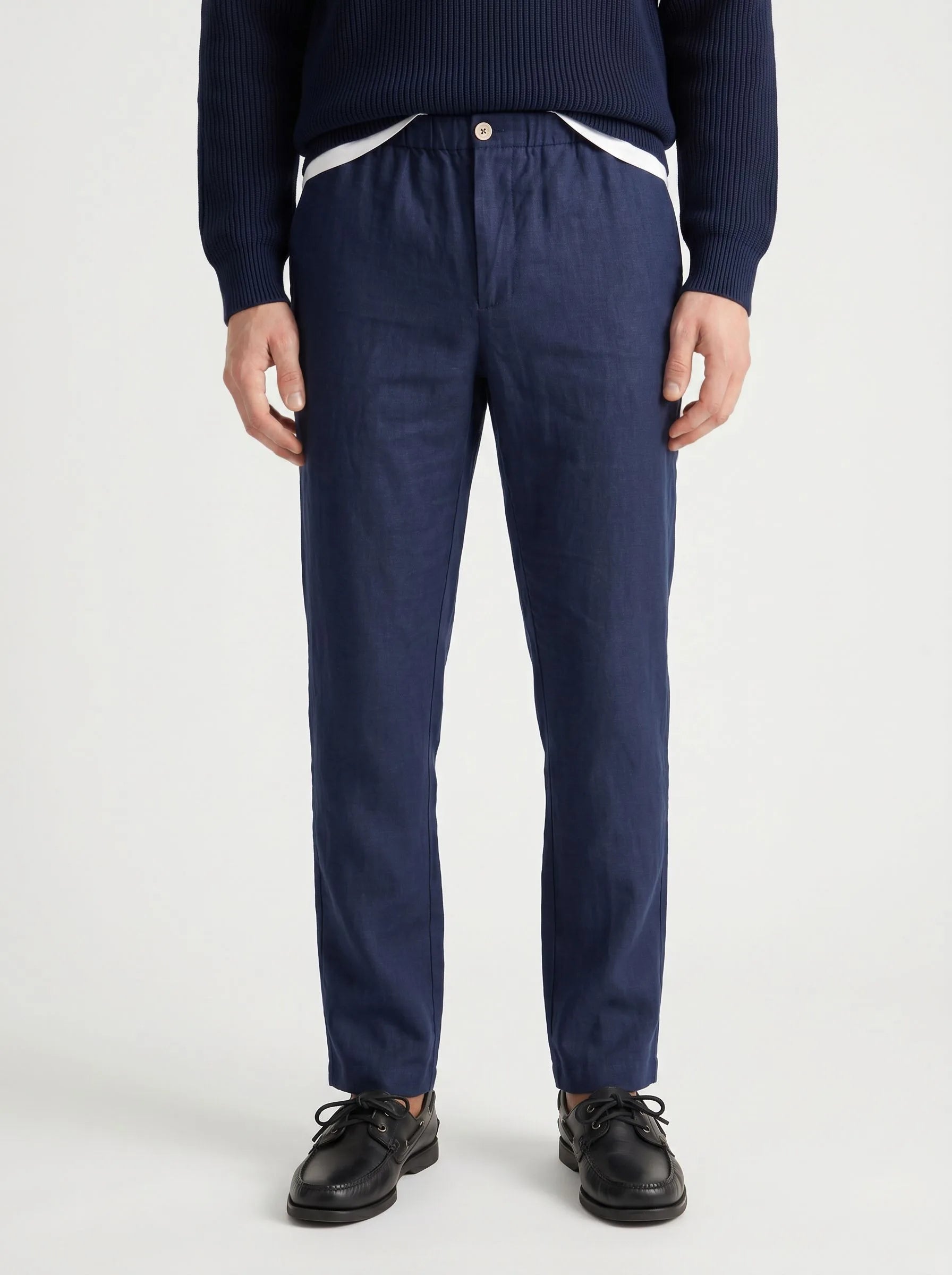 Pantalon habillé 100 % lin européen