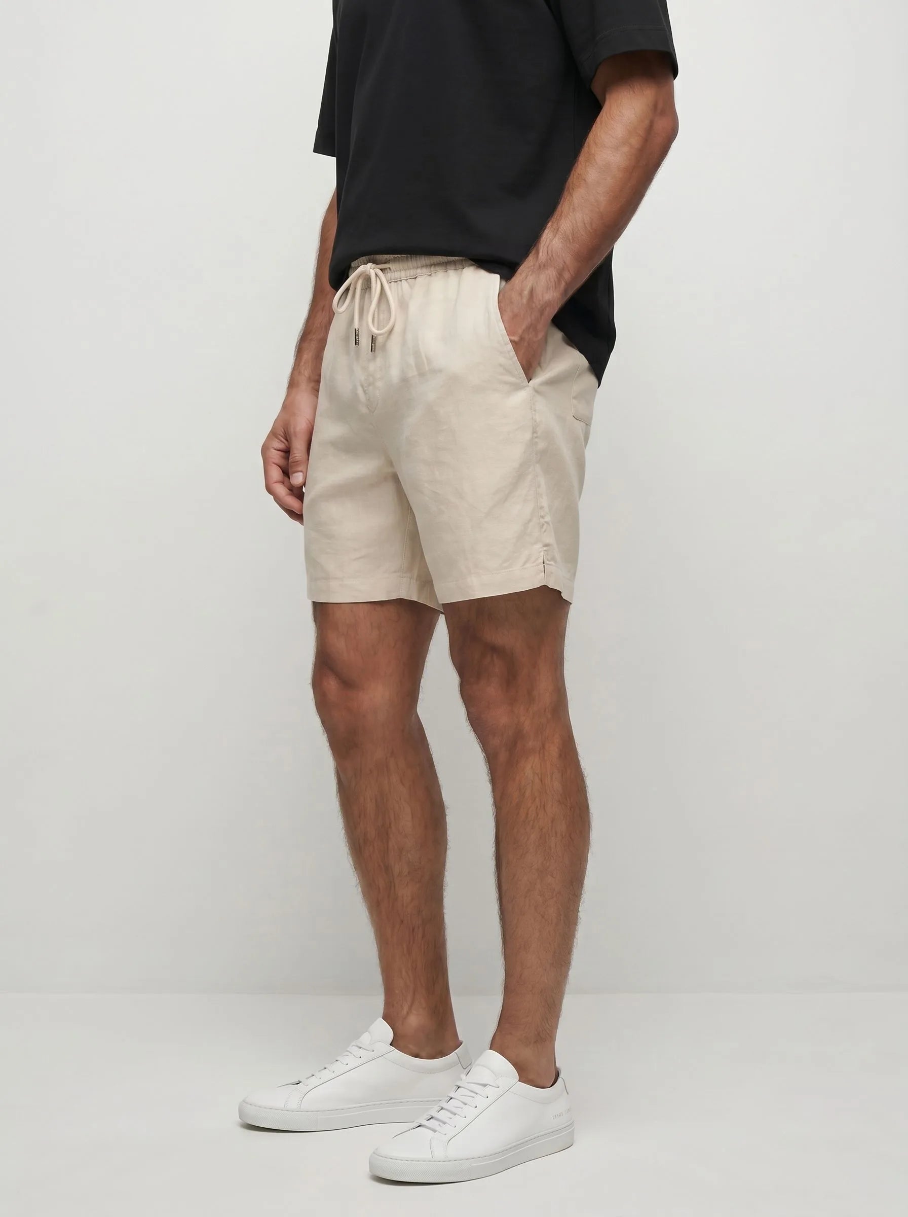 Legere Shorts aus 100 % europäischem Leinen
