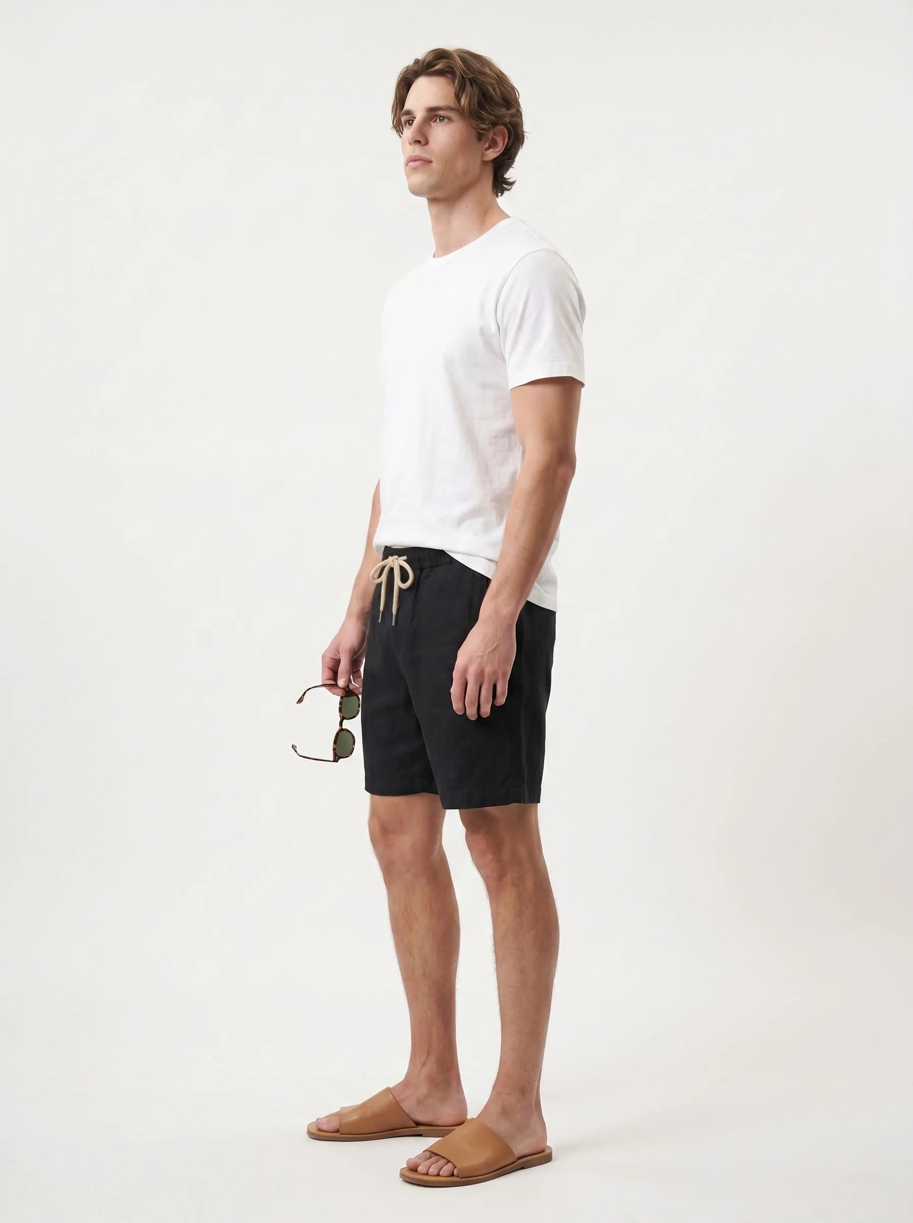 Legere Shorts aus 100 % europäischem Leinen