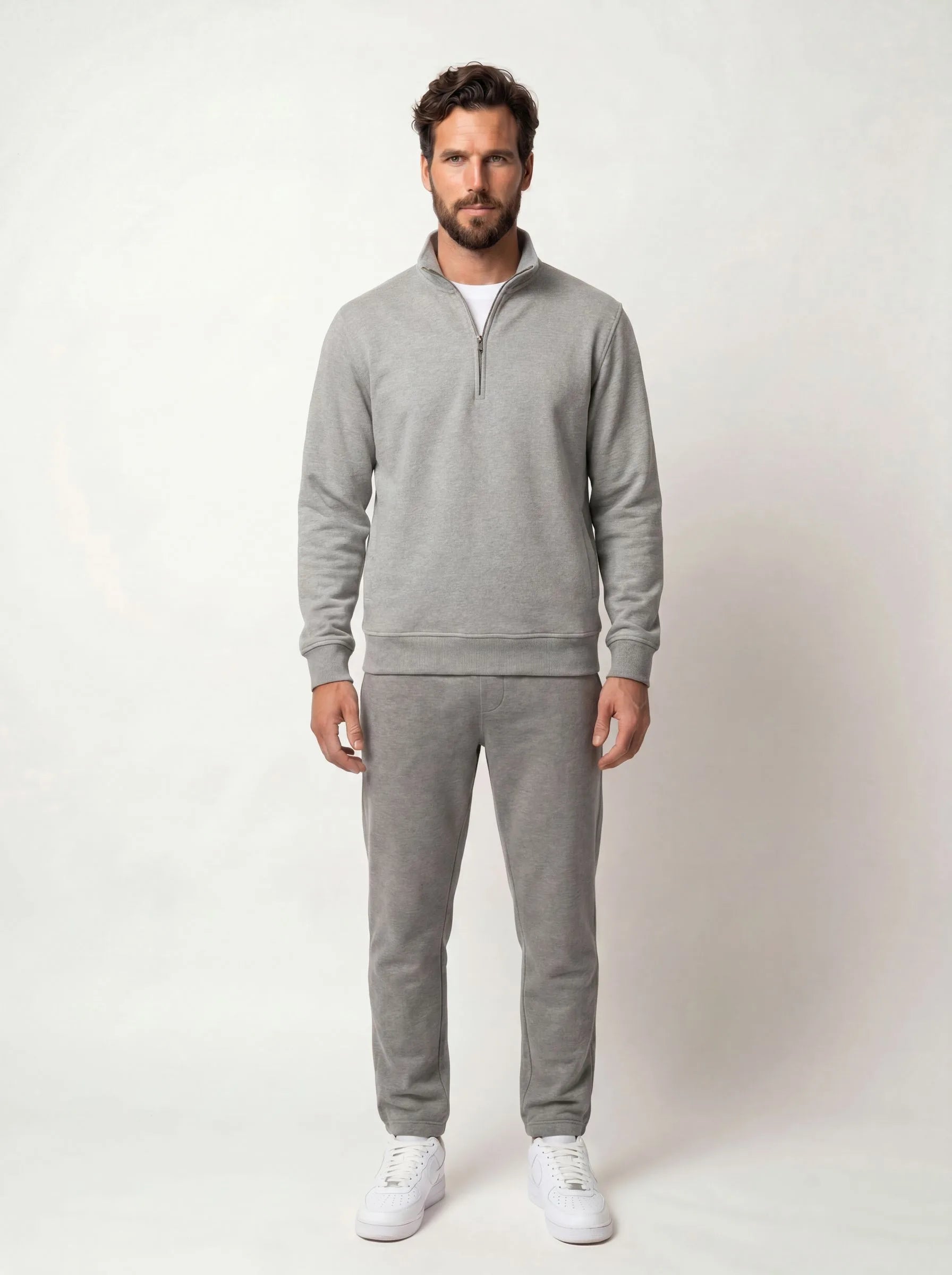 Organic Cotton Half-Zip Sweater