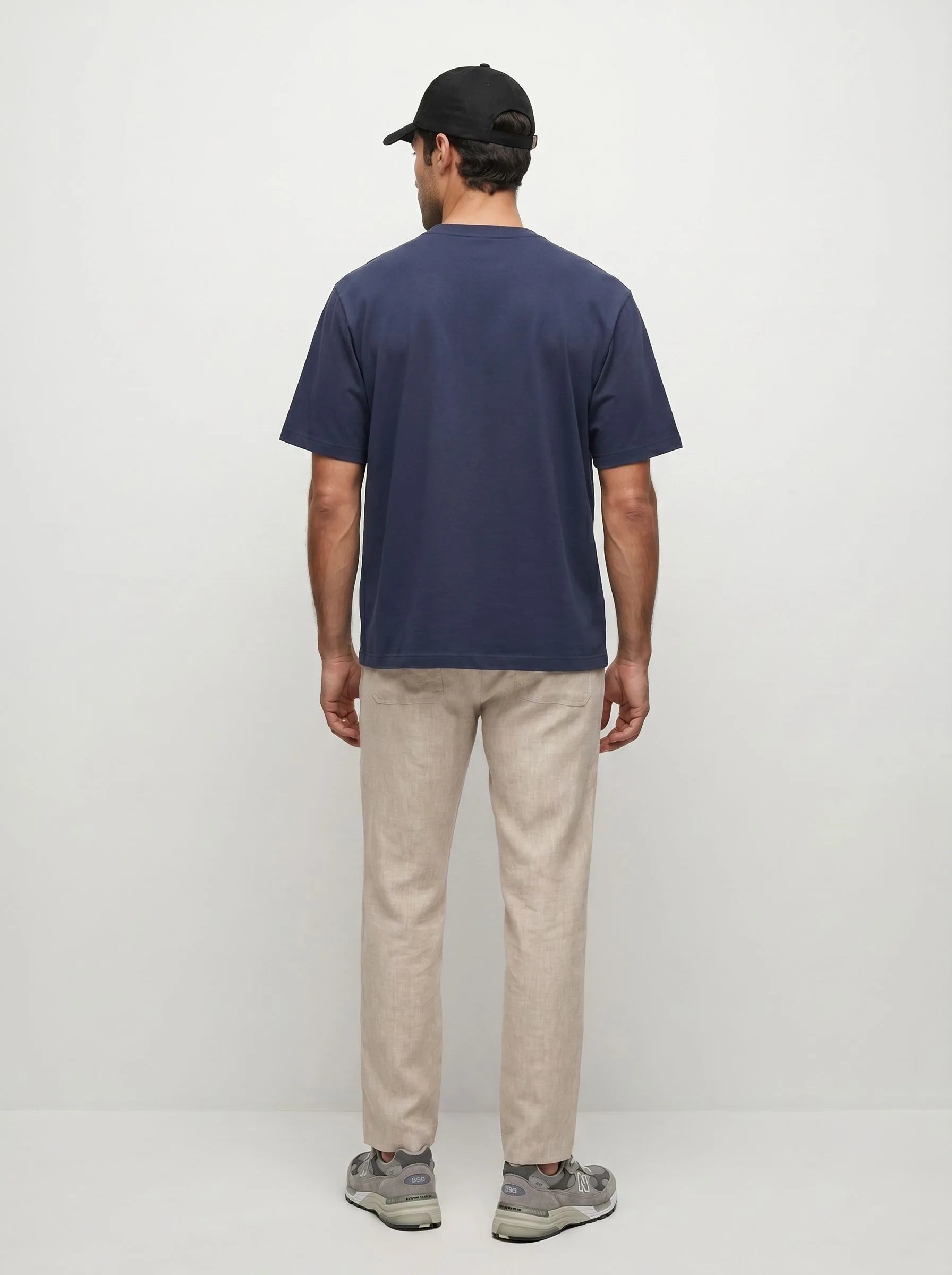 T-shirt girocollo pesante 100% cotone biologico