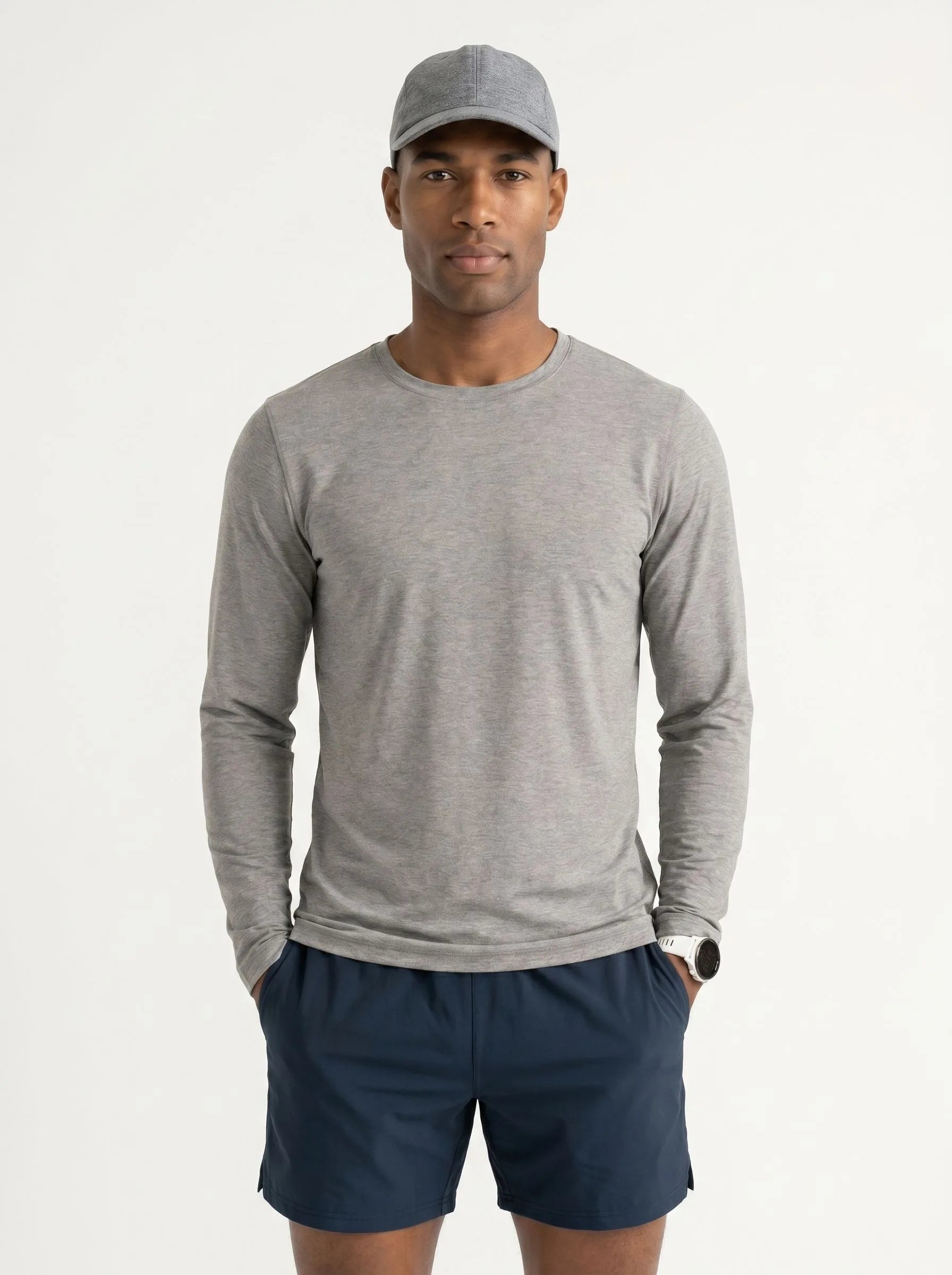 Camiseta de manga larga y cuello redondo Performance AirPace™