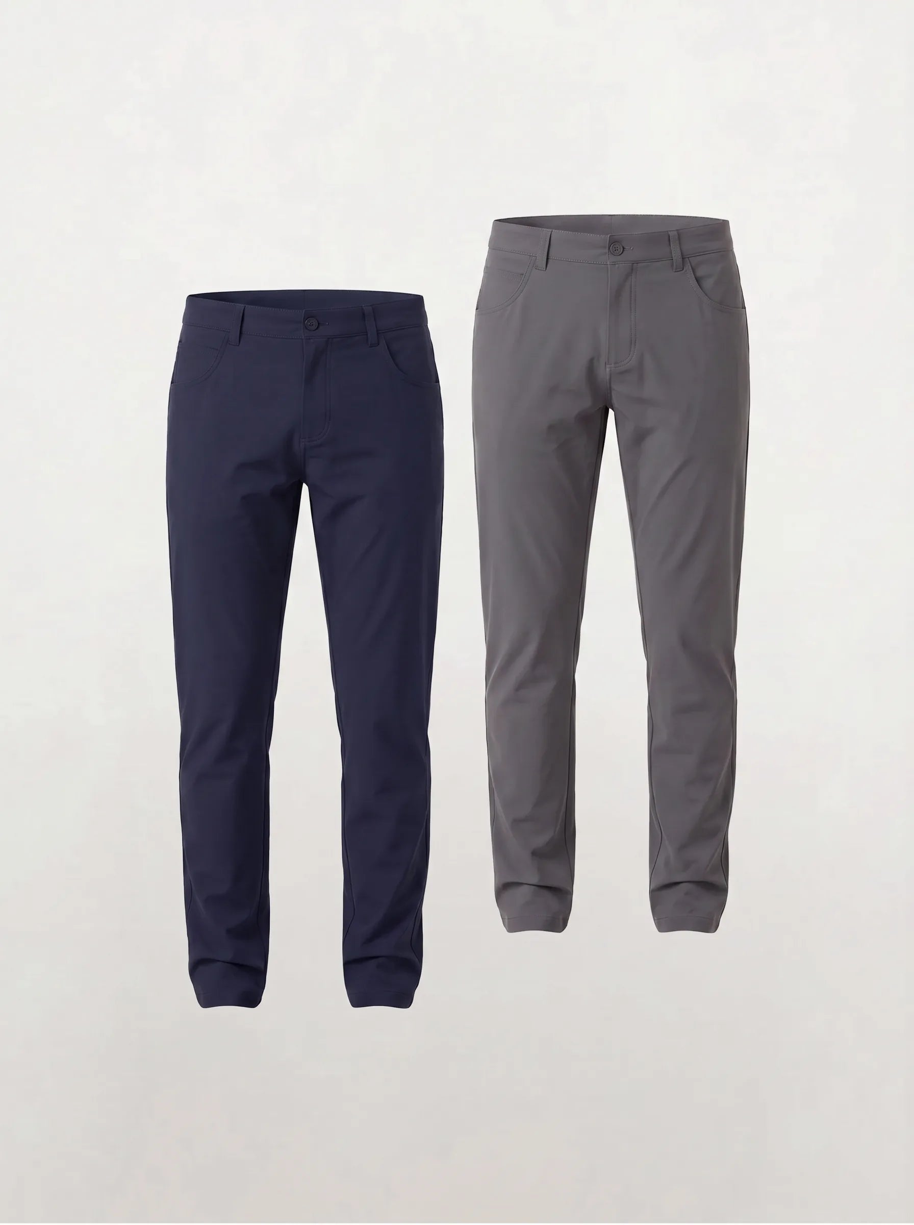 Pantaloni chino Bonflex™ Super Stretch – Athletic Slim — 2-Pack